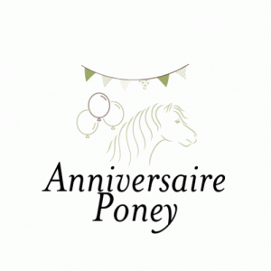 Picto animé Gif Anniversaire Poney