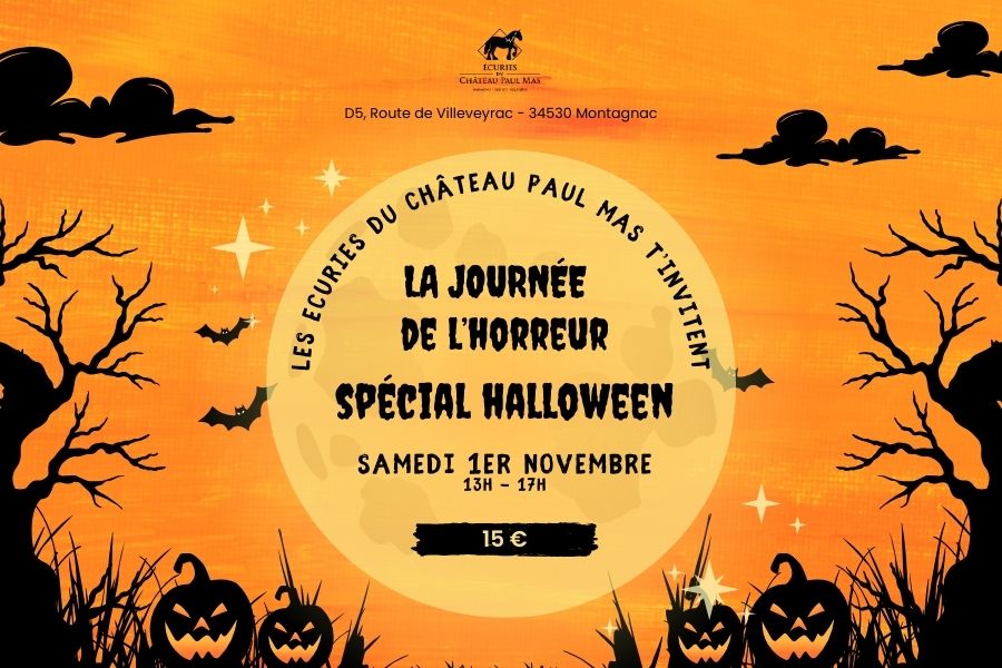 La Journée de l’Horreur aux Écuries du Château Paul Mas – Samedi 1er novembre 2025